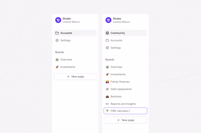 Flexible sidebar evolution - Strabo.app