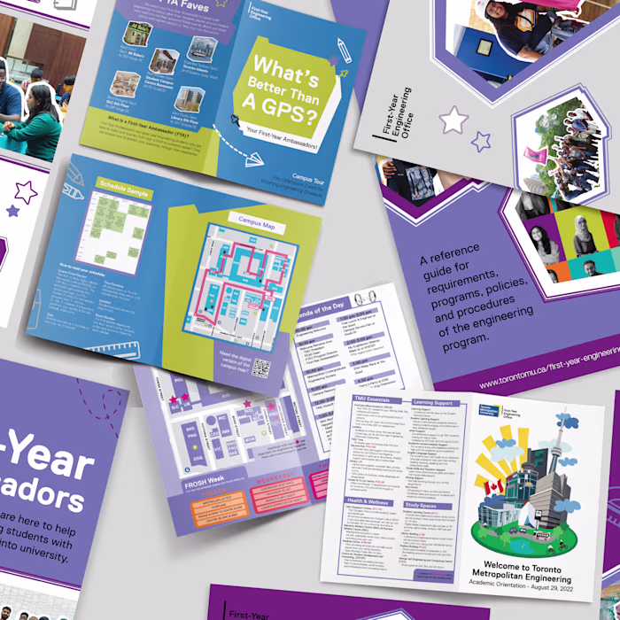 Flyer Design, Digital Assets, Branded Slidedeck for FYEO, TMU