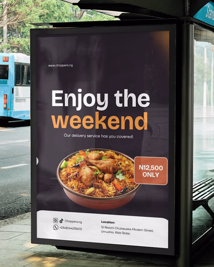 Choppers Social Media Design