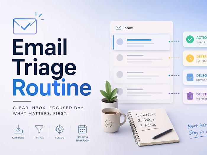 Email Triage Routine 