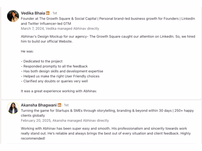 Client Testimonials and Reviews