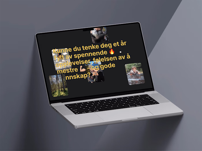 Dale Oen Experience website