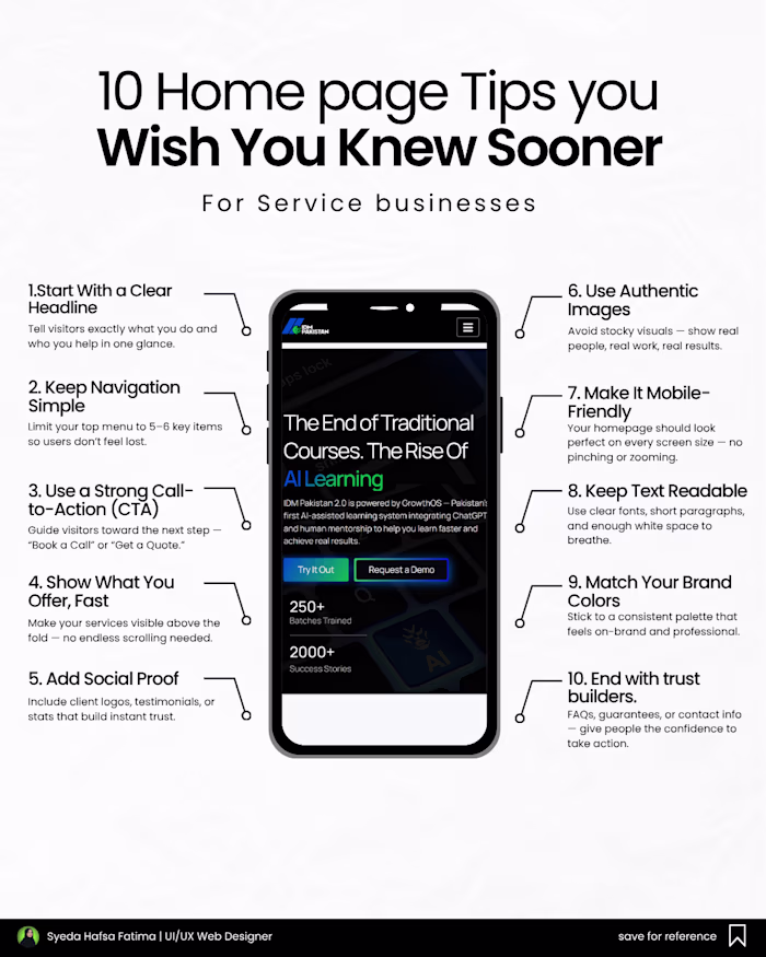 10 Homepage Design Tips for a High-Converting Website! Strug...