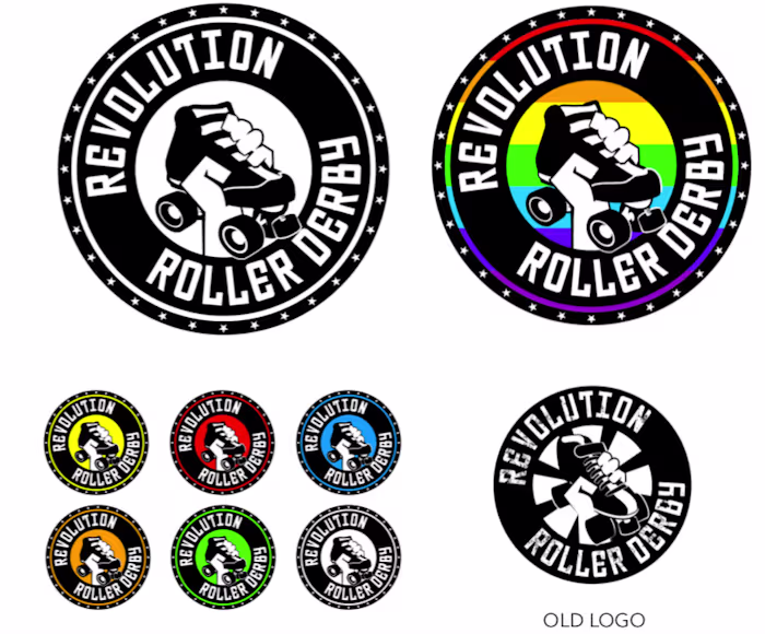 Revolution Roller Derby Logo Refresh