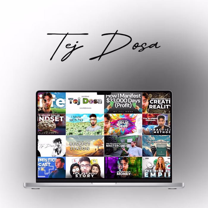 YouTube Video Editor & Storyteller - For Tej Dosa