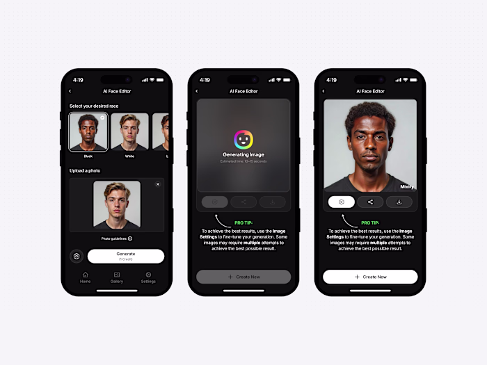 We designed Mixify, an AI-powered mobile app that lets users...