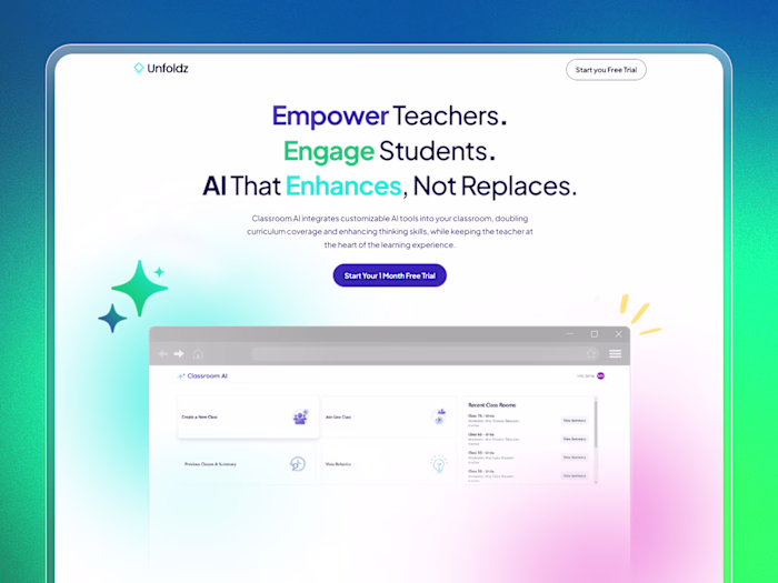 Classroom AI | Website Design
