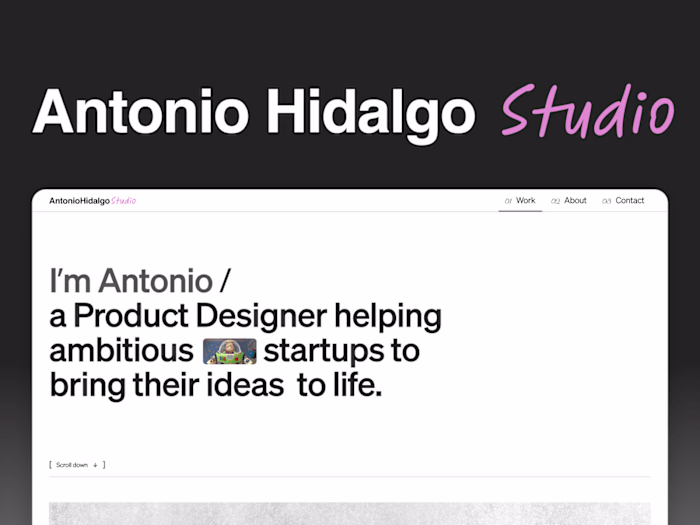 My own portfolio built with Framer