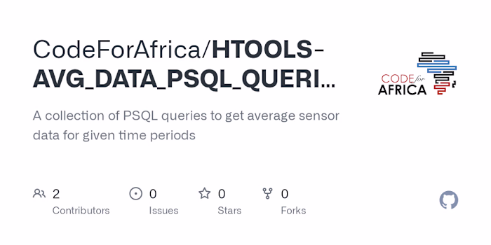 A collection of PSQL scripts to query sensors.AFRICA database