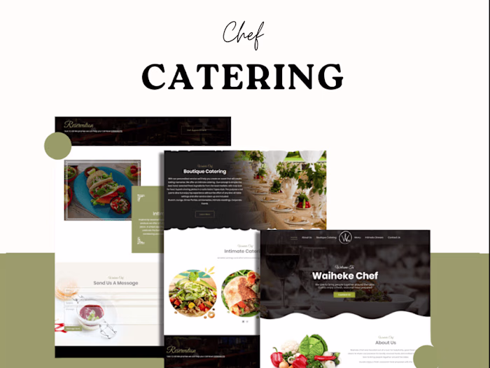 A Catering Website (Waiheke Chef)