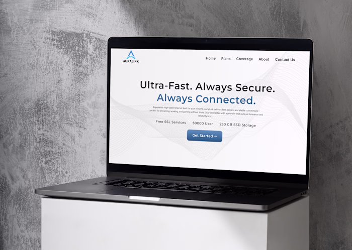 AURA LINK — Internet Service Provider | Landing Page