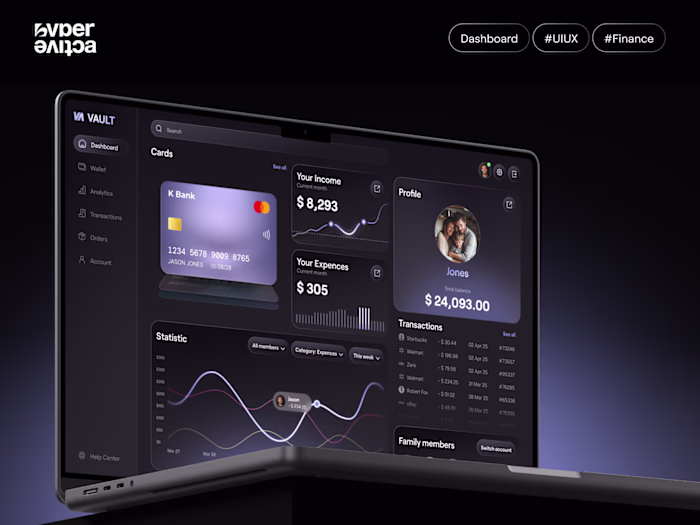 HYPERACTIVE | MONEY TRACKER | SAAS