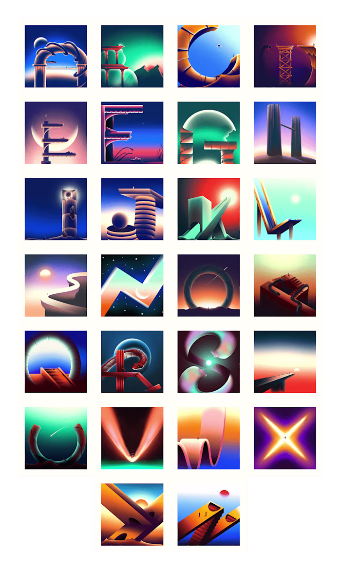 Surreal Journey - 36 Days of Type 2021