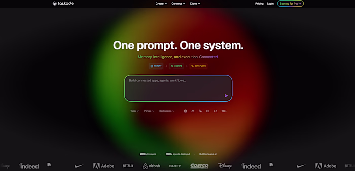 Taskade is a lightweight team