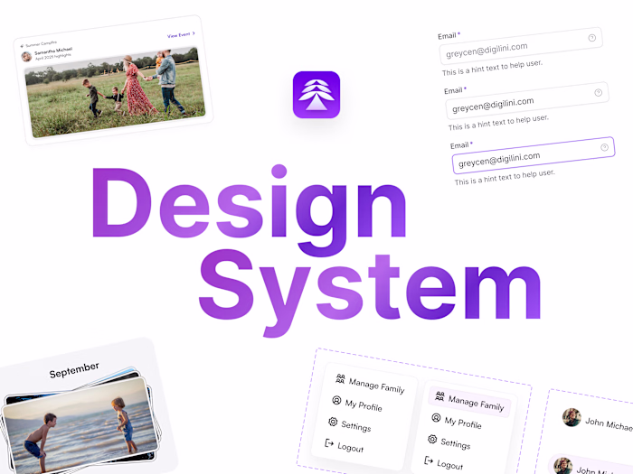 Digilini - Web App (Design System)