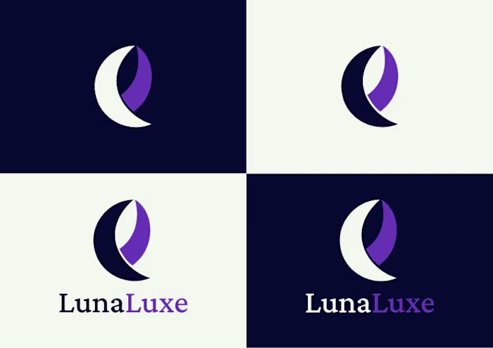 LunaLuxe | Logo / Visual Identity design