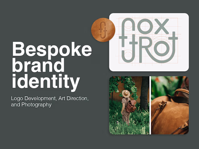 Logo development for a bespoke leather accessories company.