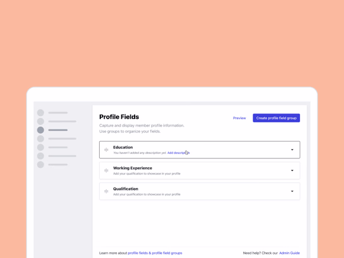 Customize Profile Fields - User Testing