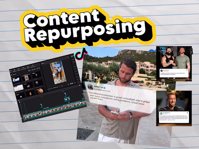 Repurposing content for use in other platforms.