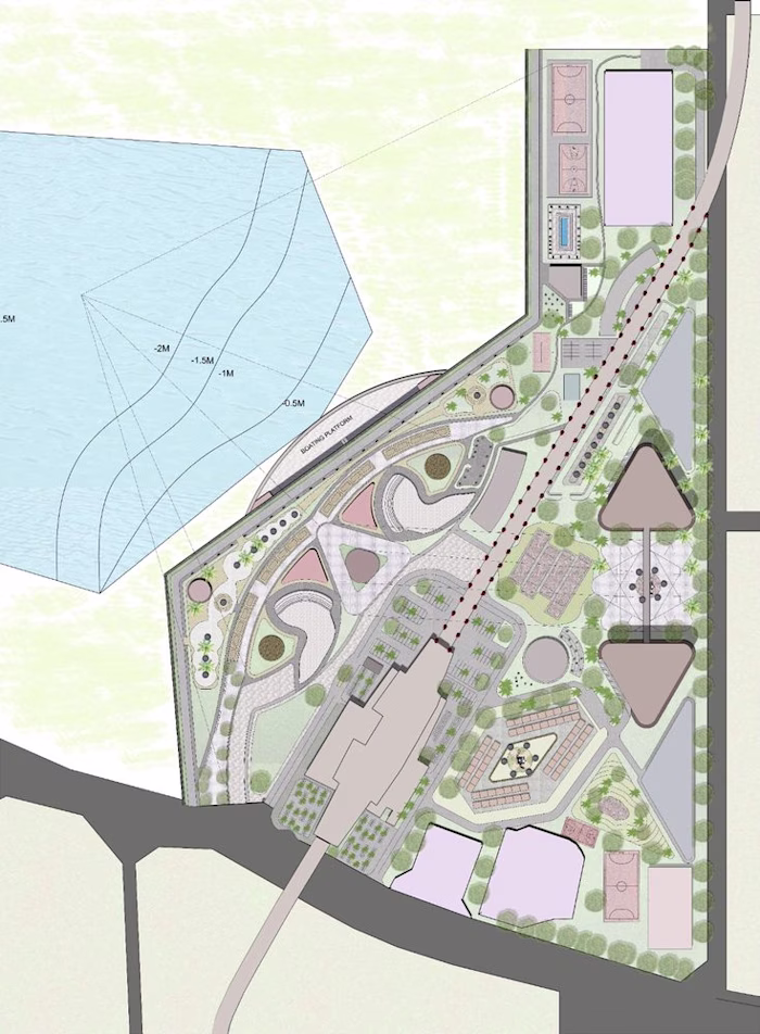 SITE PLAN OF THESIS 2