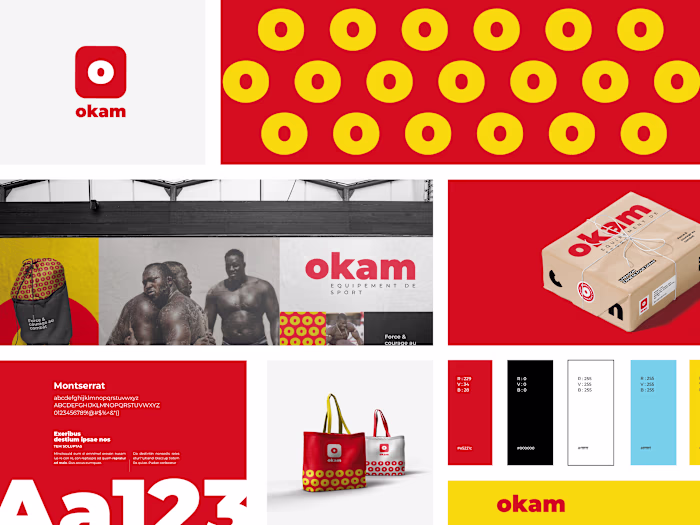 Brand identity for OKAM compaign