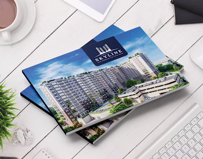 Brochure design | Apartment complex «Skyline»