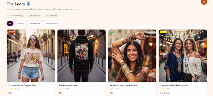 I built a story-first website
