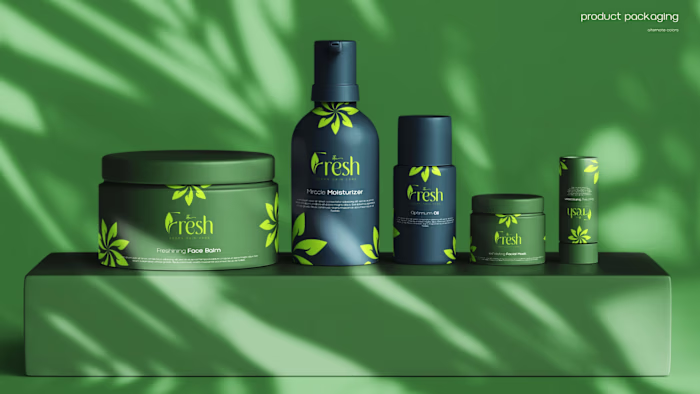 Brand Identity and Website Design for Vegan Skincare Brand