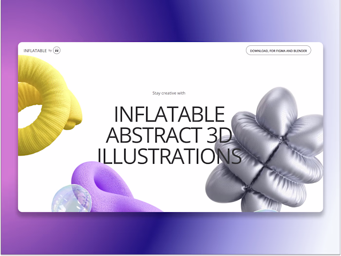 Landing page – Inspired by Inflatable