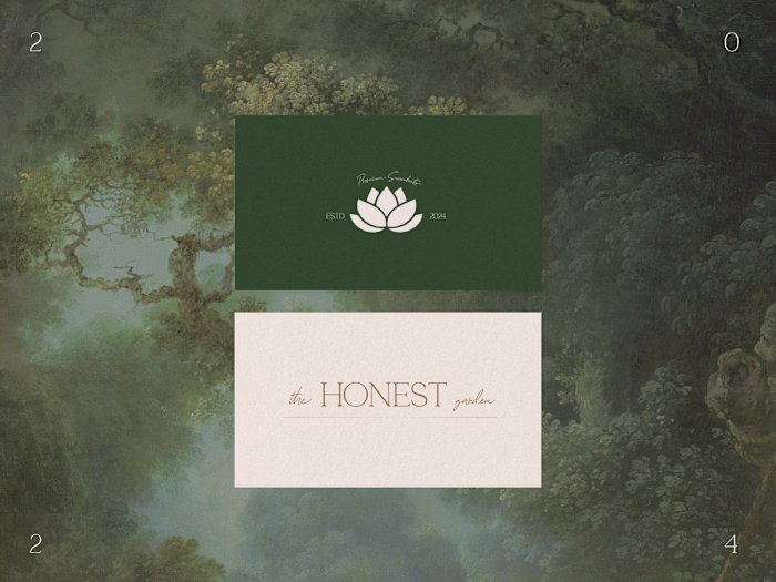 the honset garden | Logo, Packaging, Email templates