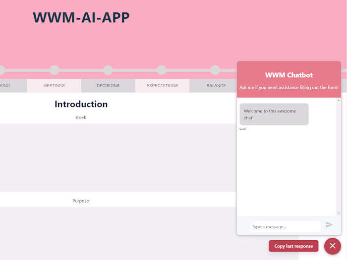 AI-Assisted Input Form