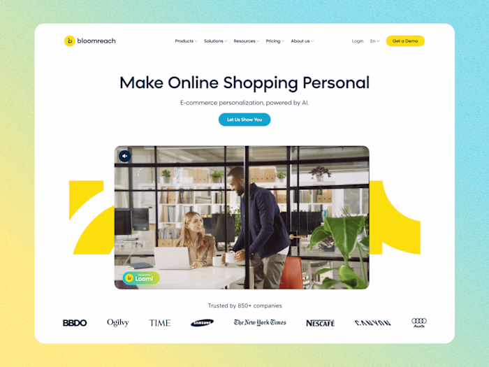 Website for Bloomreach.com