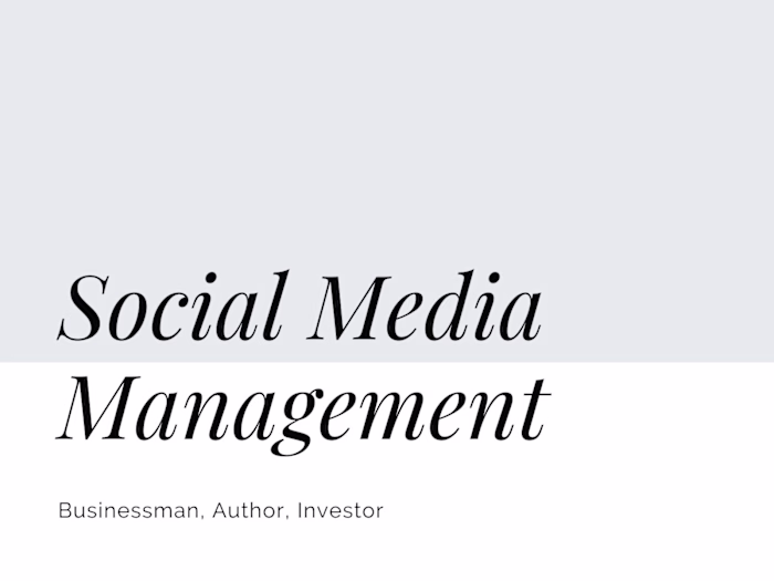 Social Media Management