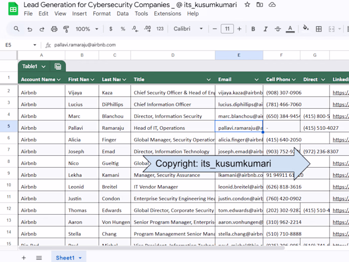 B2B Leads for Cybersecurity Companies