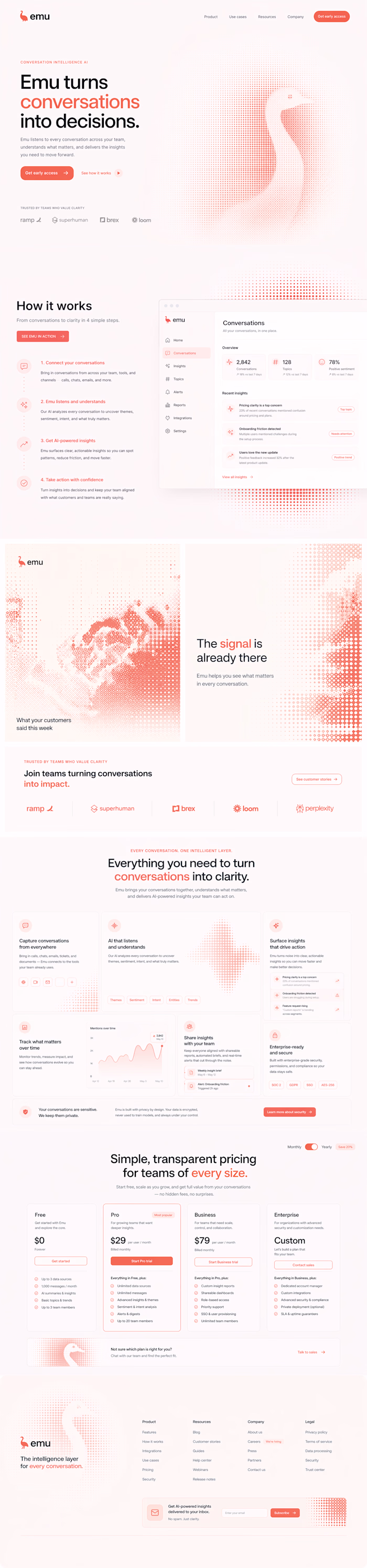 Innovative Emu Website Concept: Capture Your Audience Today