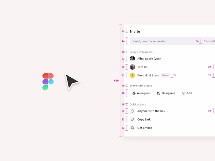 Modal Size Guide 💯 A visual breakdown of modal layout, show...