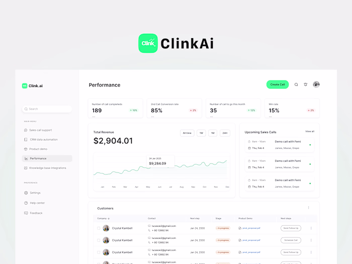 ClinqAi Web Application Design.