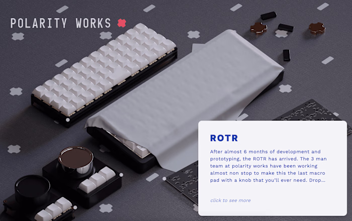 Web Experience and Keymap Editor for Custom Mechanical Keyboards