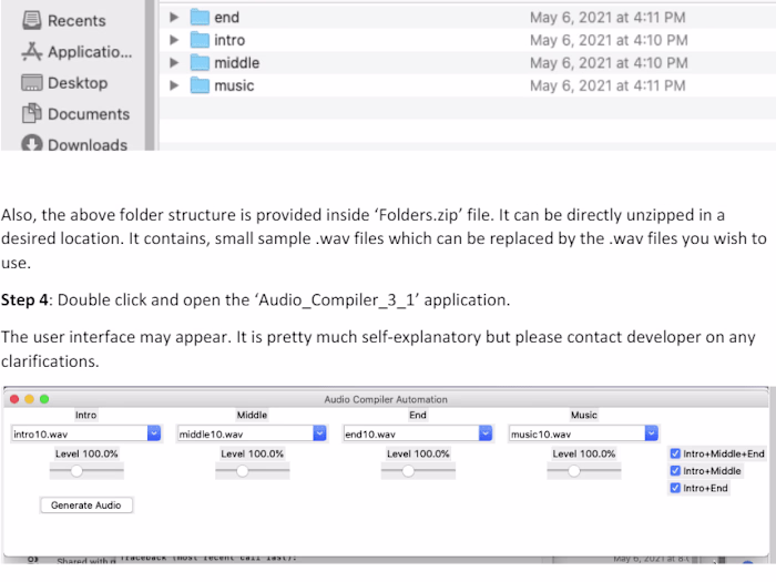 Audio File Processing Automation Tool