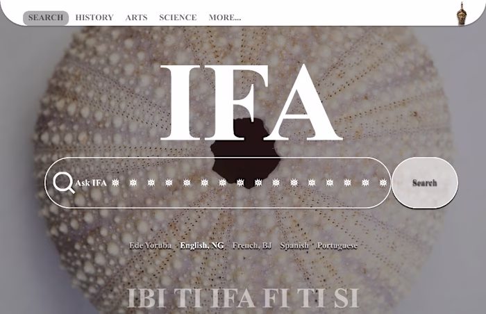 IFA search Engine | Behance