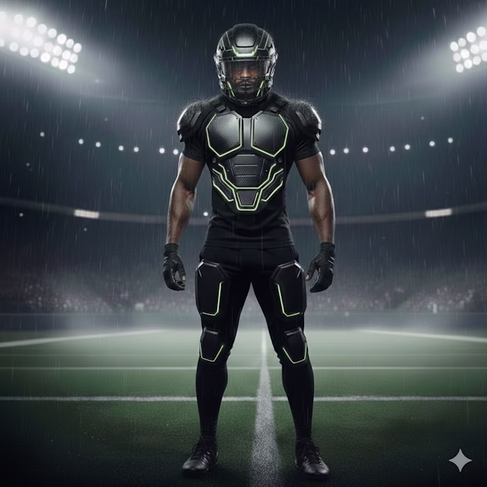 EXO: A Concept 🏈⚡ Our vision was to evolve the gridiron fro...