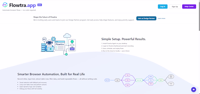 Flowtra Automation Tool Development