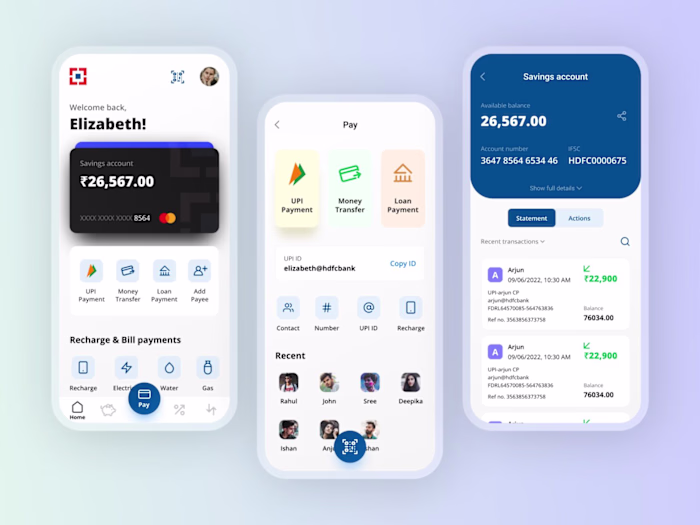 Mobile App Design for The Bank