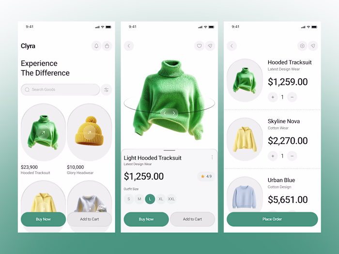Clyra - Fashion eCommerce Mobile
