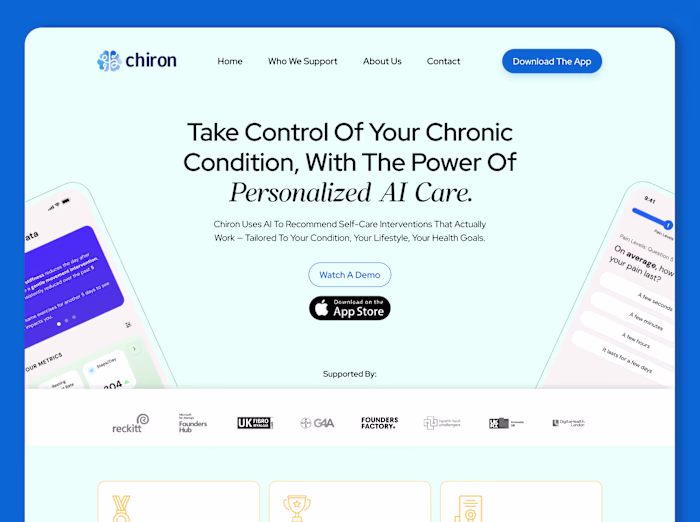 Chiron Healthcare Website Redesign