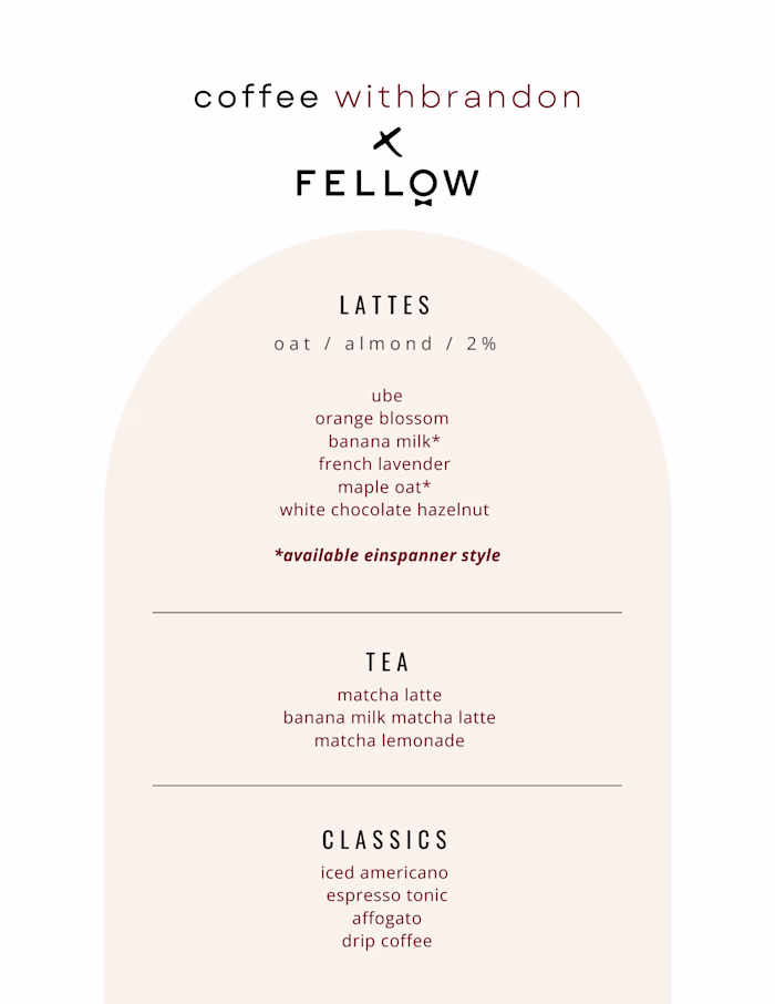 Coffee Bar Menu Designs