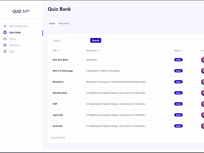 Quiz Management System