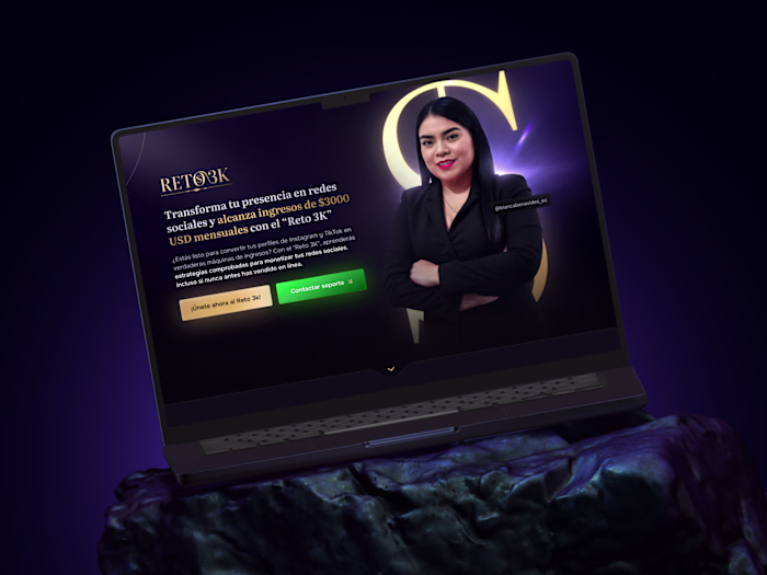 Bianca Benavides — Infoproduct landing page