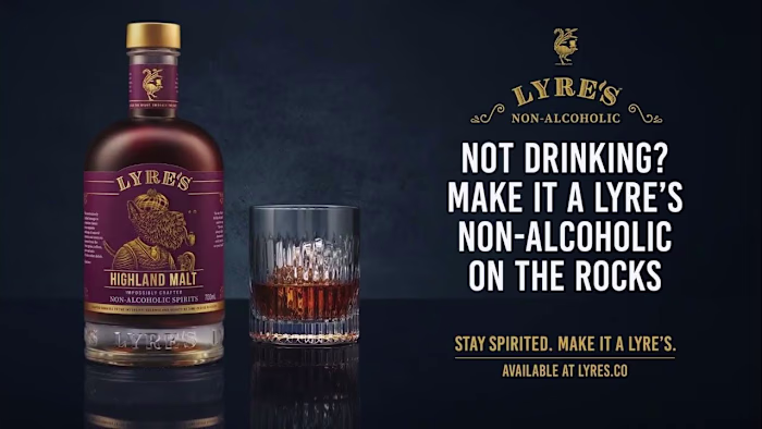 Cantonese Male+Female, Ad for lyres Wine 