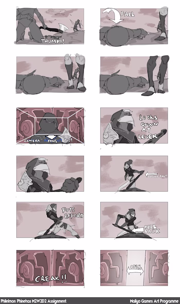 One-Page Game Storyboard